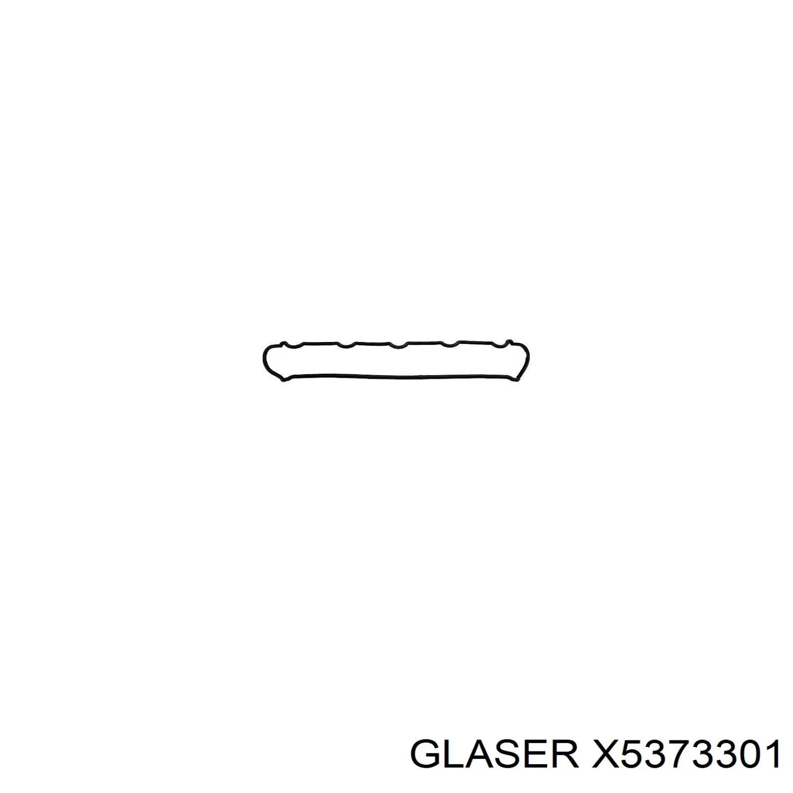 Прокладка клапанної кришки двигуна Glaser X5373301 ціна, від 7.02 USD