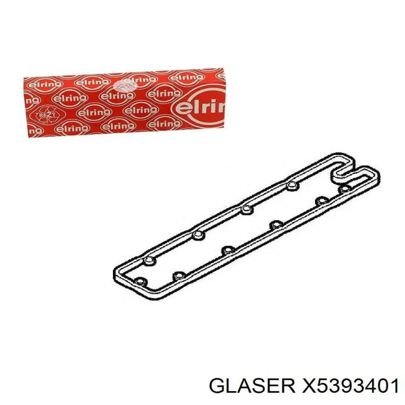 X5393401 Glaser прокладка клапанної кришки, права
