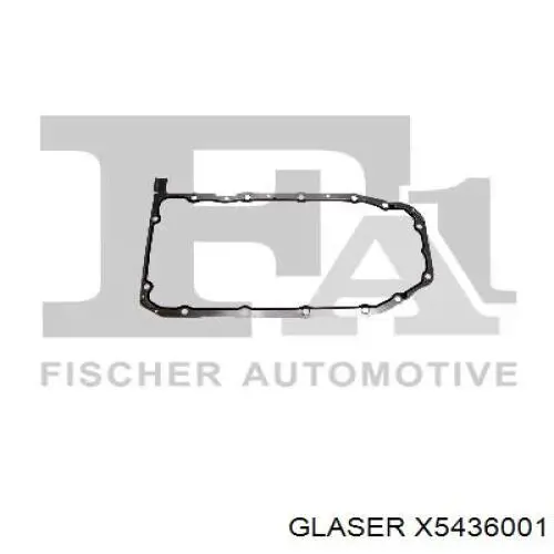 X5436001 Glaser прокладка піддону картера двигуна, верхня