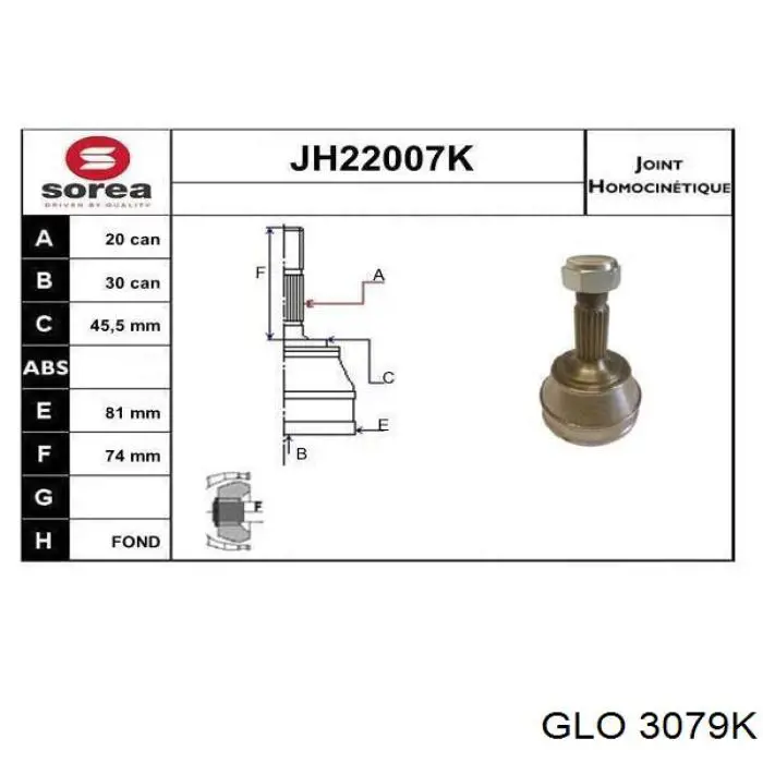 Граната колісна GLO 3079K ціна, від 19.64 USD