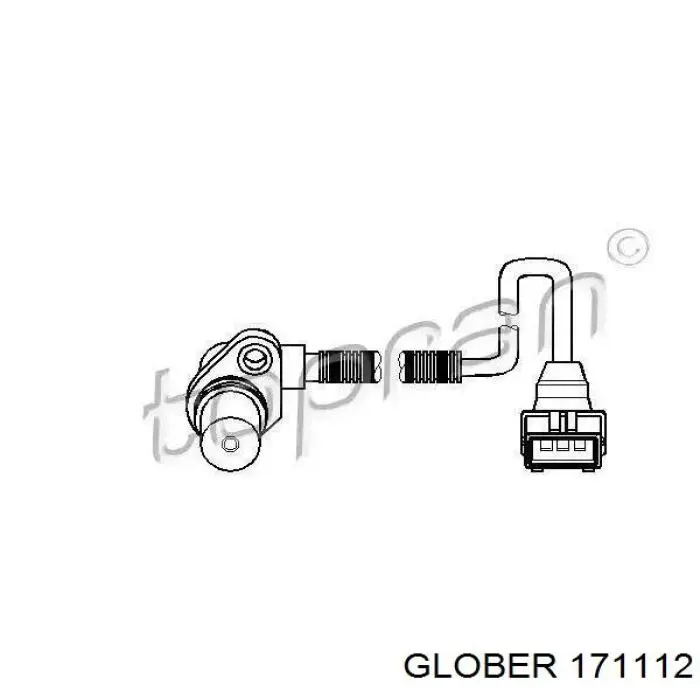 Датчик положення (оборотів) коленвалу 171112 Glober