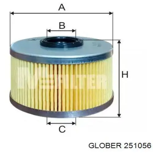 251056 Glober фільтр масляний