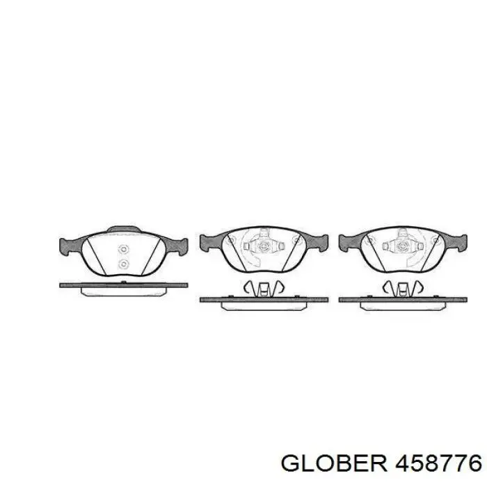 Тормозні колодки Glober 458776