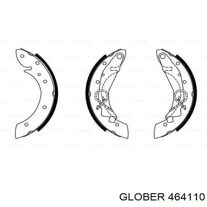 Купити 464110 Glober Колодки гальмові задні, барабанні