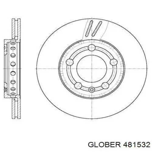 Купити 481532 Glober Ротор гальмівний