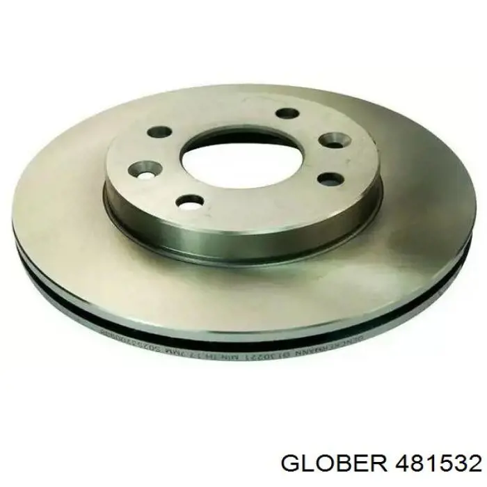 Диск гальмівний передній Glober 481532