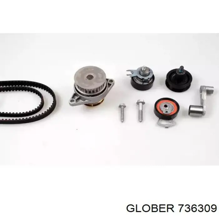 Ролик натяжителя ременя газорозподілу Glober 736309 ціна, від 13.22 USD