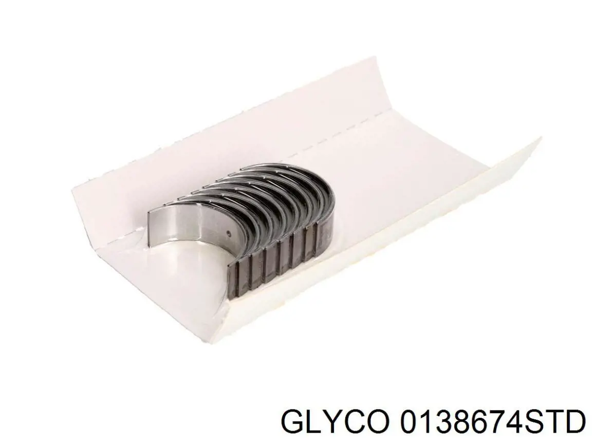 Шатунні вклалиші колінвала STD Glyco 0138674STD ціна, від 24.47 USD