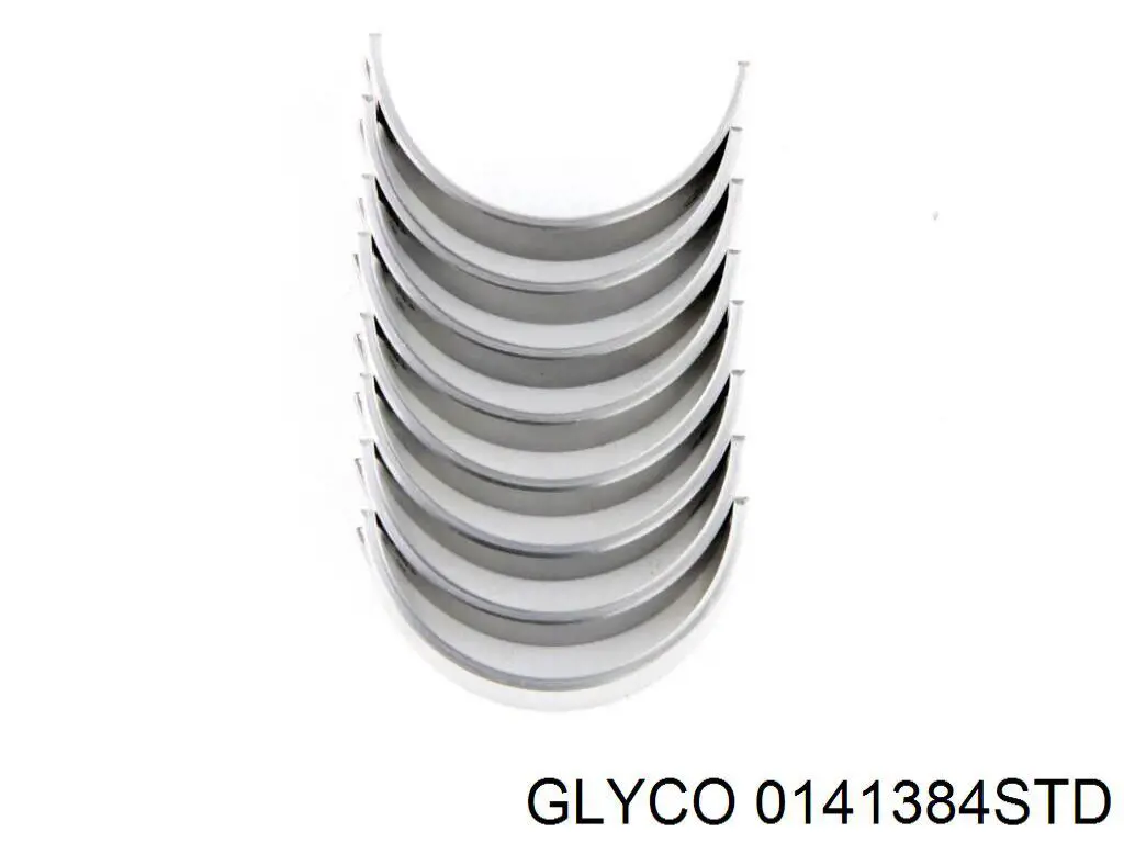 Купити 0141384STD Glyco Вкладиші коленвала шатунні