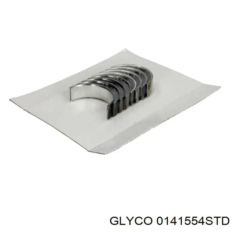 0141554STD Glyco вкладиші колінвала, шатунні, комплект, стандарт (std)