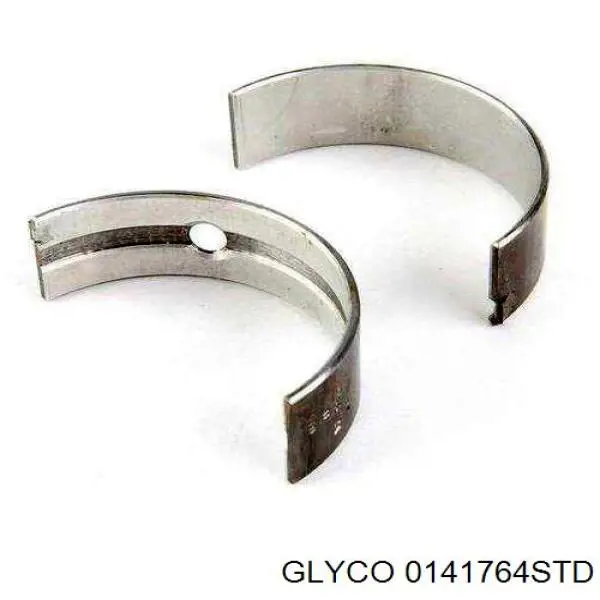 0141764STD Glyco вкладиші колінвала, шатунні, комплект, стандарт (std)