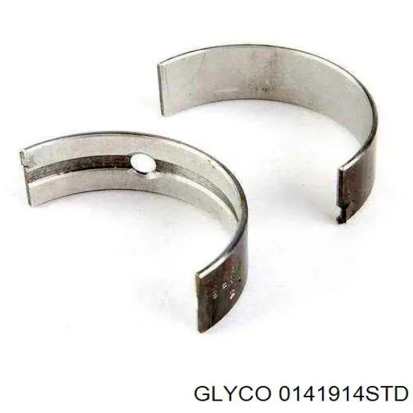 0141914STD Glyco вкладиші колінвала, шатунні, комплект, стандарт (std)