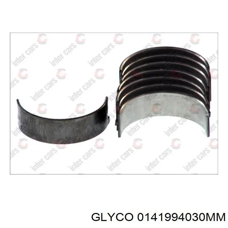 Вкладиші колінвала, шатунні, комплект, 1-й ремонт (+0,25) Glyco 0141734030 ціна, від 12.76 USD