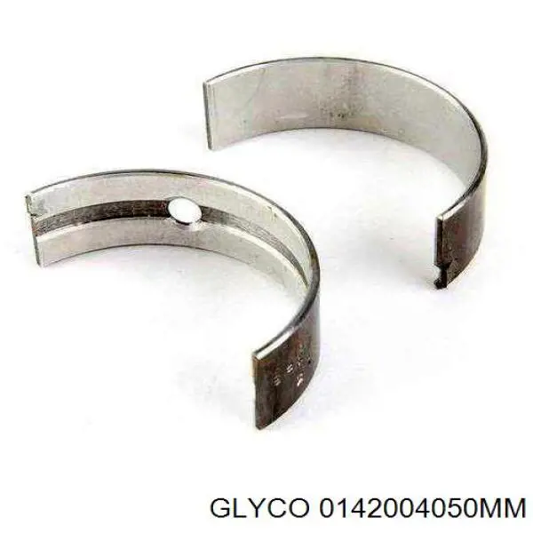 0142004050MM Glyco вкладиші колінвала, шатунні, комплект, 2-й ремонт (+0,50)