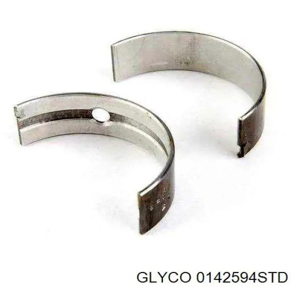 0142594STD Glyco вкладиші колінвала, шатунні, комплект, стандарт (std)