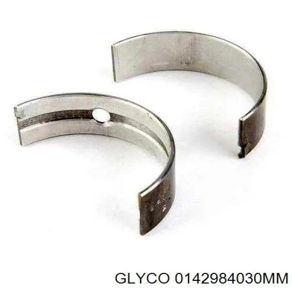 0142984030MM Glyco вкладиші колінвала, шатунні, комплект, 1-й ремонт (+0,25)