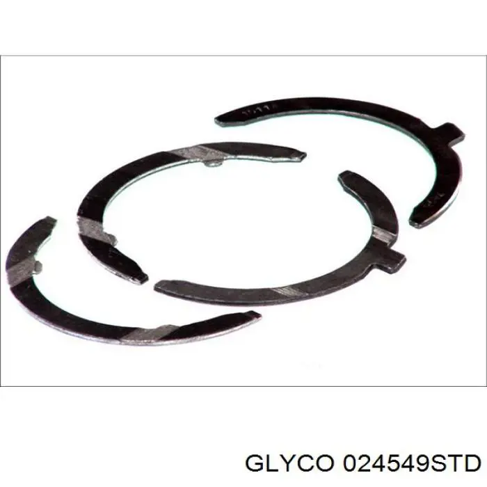 024549STD Glyco вкладиші колінвала, корінні, комплект, стандарт (std)
