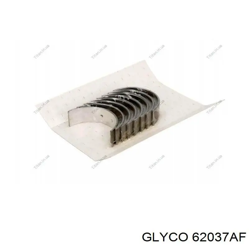 Півкільце підпірне (розбігу) колінвалу 62037AF Glyco