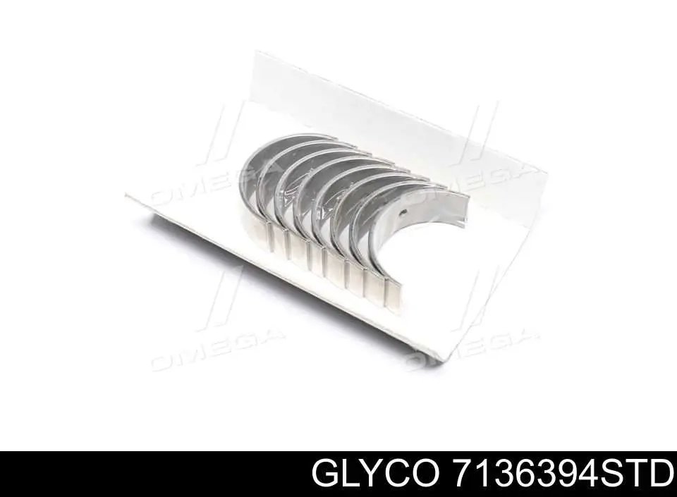Шатунні вклалиші колінвала STD Glyco 7136394STD ціна, від 11.80 USD