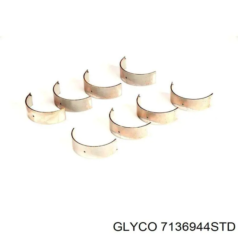 Вкладиші шатунні 7136944STD Glyco