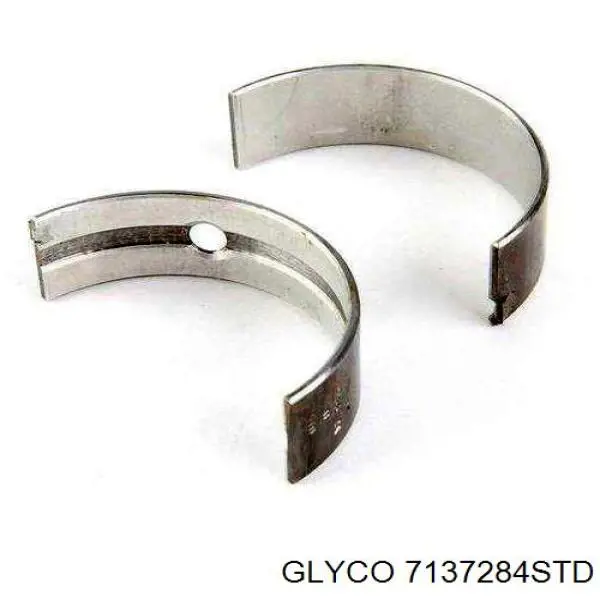 7137284STD Glyco вкладиші колінвала, шатунні, комплект, стандарт (std)
