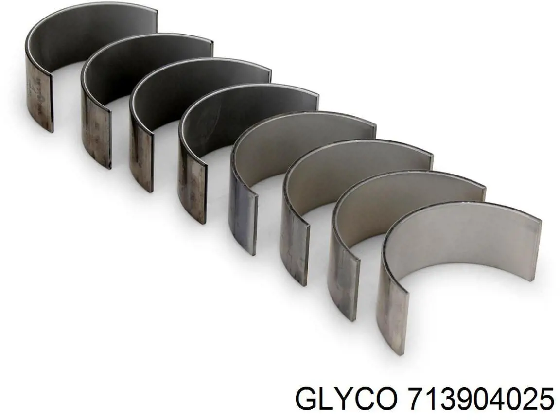 713904025MM Glyco вкладиші колінвала, шатунні, комплект, 1-й ремонт (+0,25)