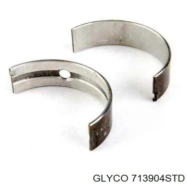 713904STD Glyco вкладиші колінвала, шатунні, комплект, стандарт (std)