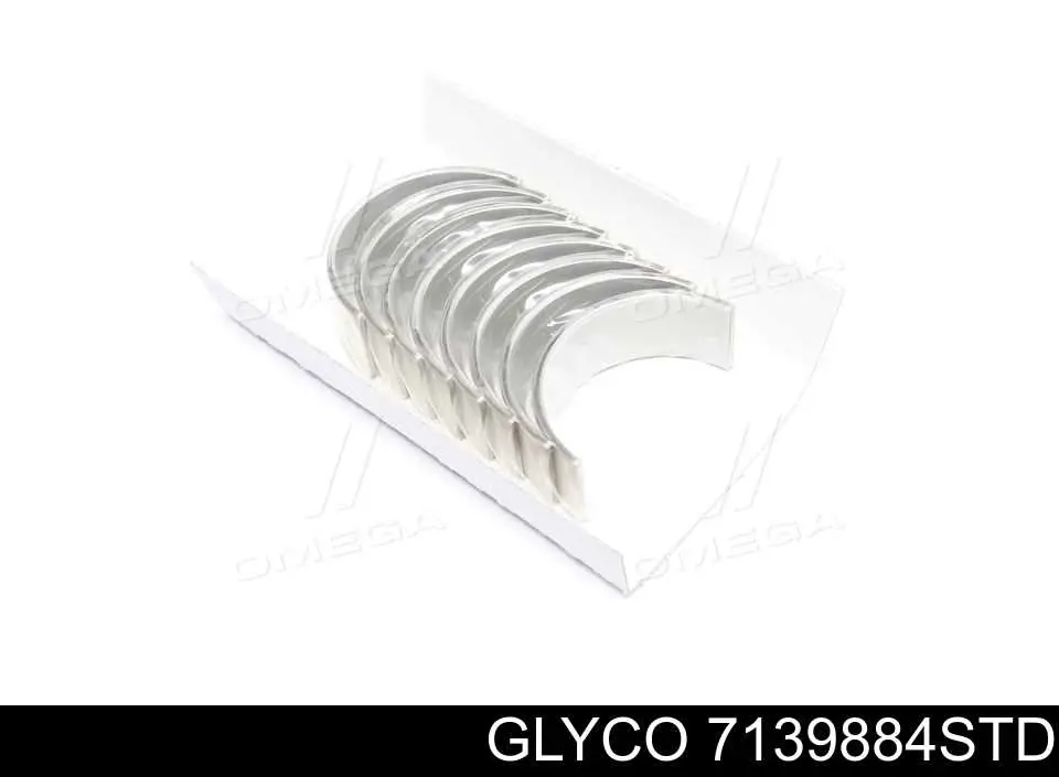Купити 7139884STD Glyco Вкладиші коленвала шатунні