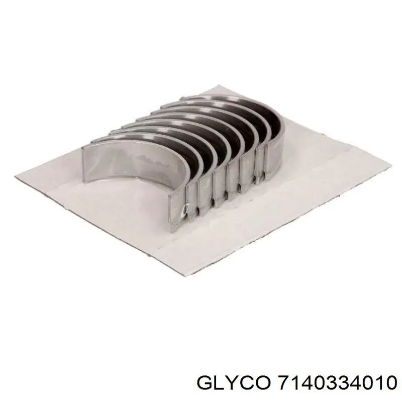 Купити 7140334010 Glyco Вкладиші колінвала, шатунні, комплект, 1-й ремонт (+0,25)