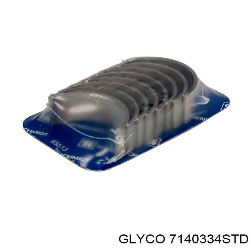 Купити 7140334STD Glyco Вкладиші коленвала шатунні