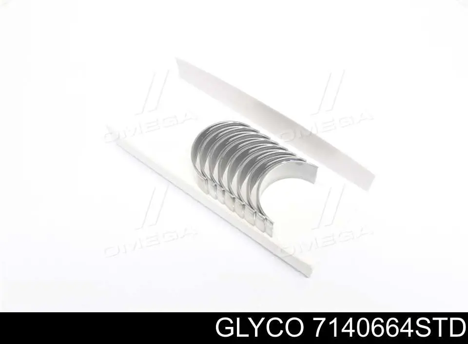 Шатунні вклалиші колінвала STD Glyco 7140664STD ціна, від 26.14 USD