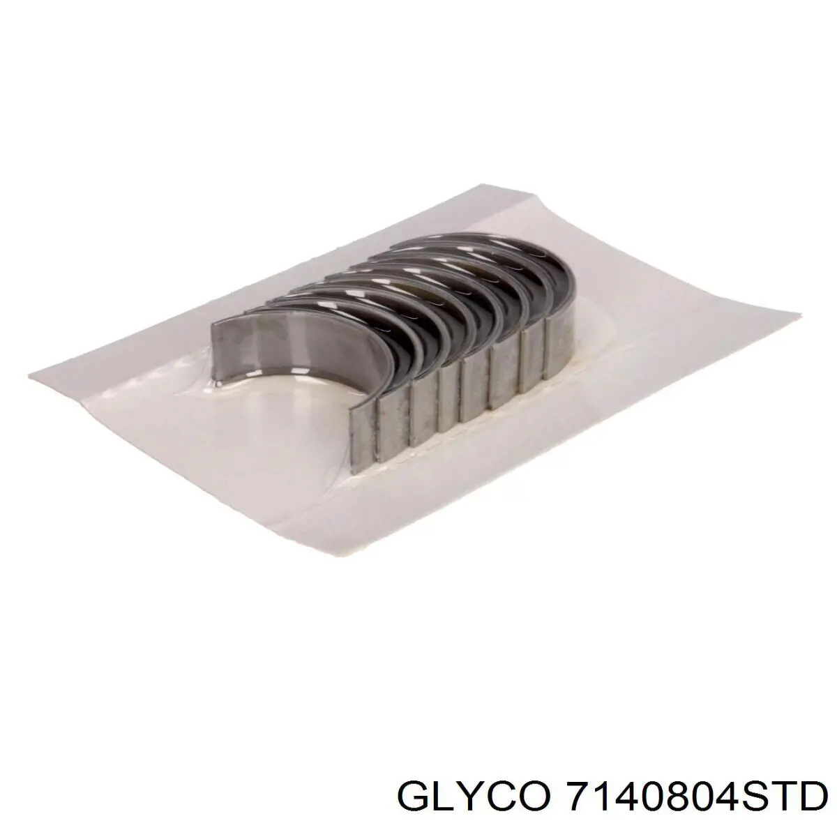 7140804STD Glyco вкладиші колінвала, шатунні, комплект, стандарт (std)