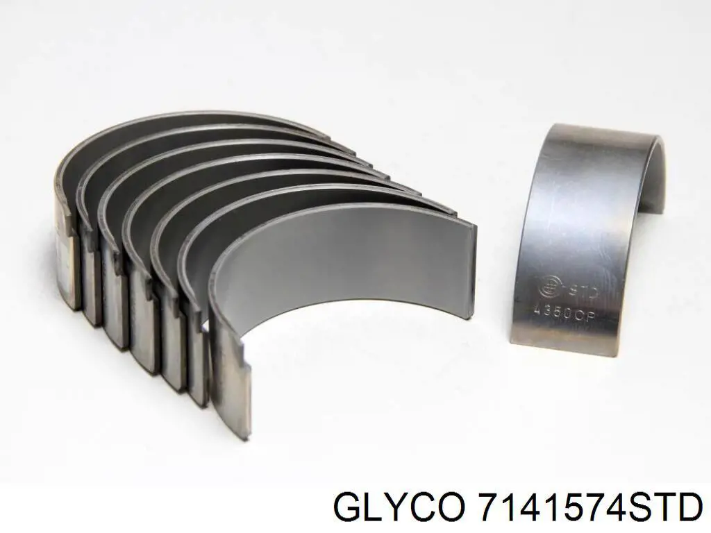 7141574STD Glyco вкладиші колінвала, шатунні, комплект, стандарт (std)