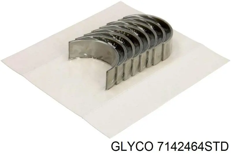 Шатунні вклалиші колінвала STD Glyco 7142464STD ціна, від 23.75 USD