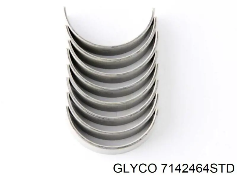 Купити 7142464STD Glyco Вкладиші коленвала шатунні