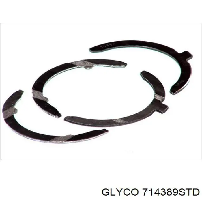 714389STD Glyco вкладиші колінвала, шатунні, комплект, стандарт (std)