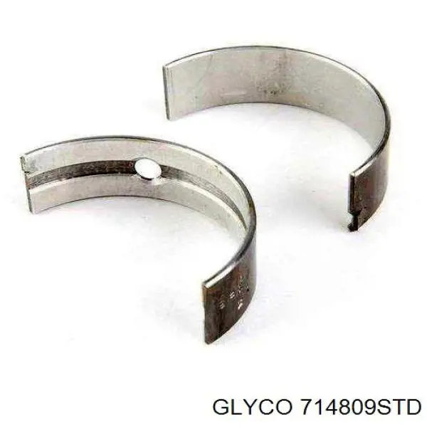 Купити 714809STD Glyco Вкладиші коленвала шатунні