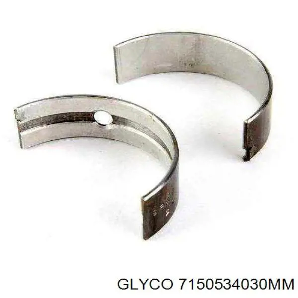 Вкладиші колінвала, шатунні, комплект, 1-й ремонт (+0,25) Glyco 7150534030MM ціна, від 98.05 USD