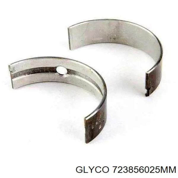 723856025MM Glyco вкладиші колінвала, корінні, комплект, 1-й ремонт (+0,25)