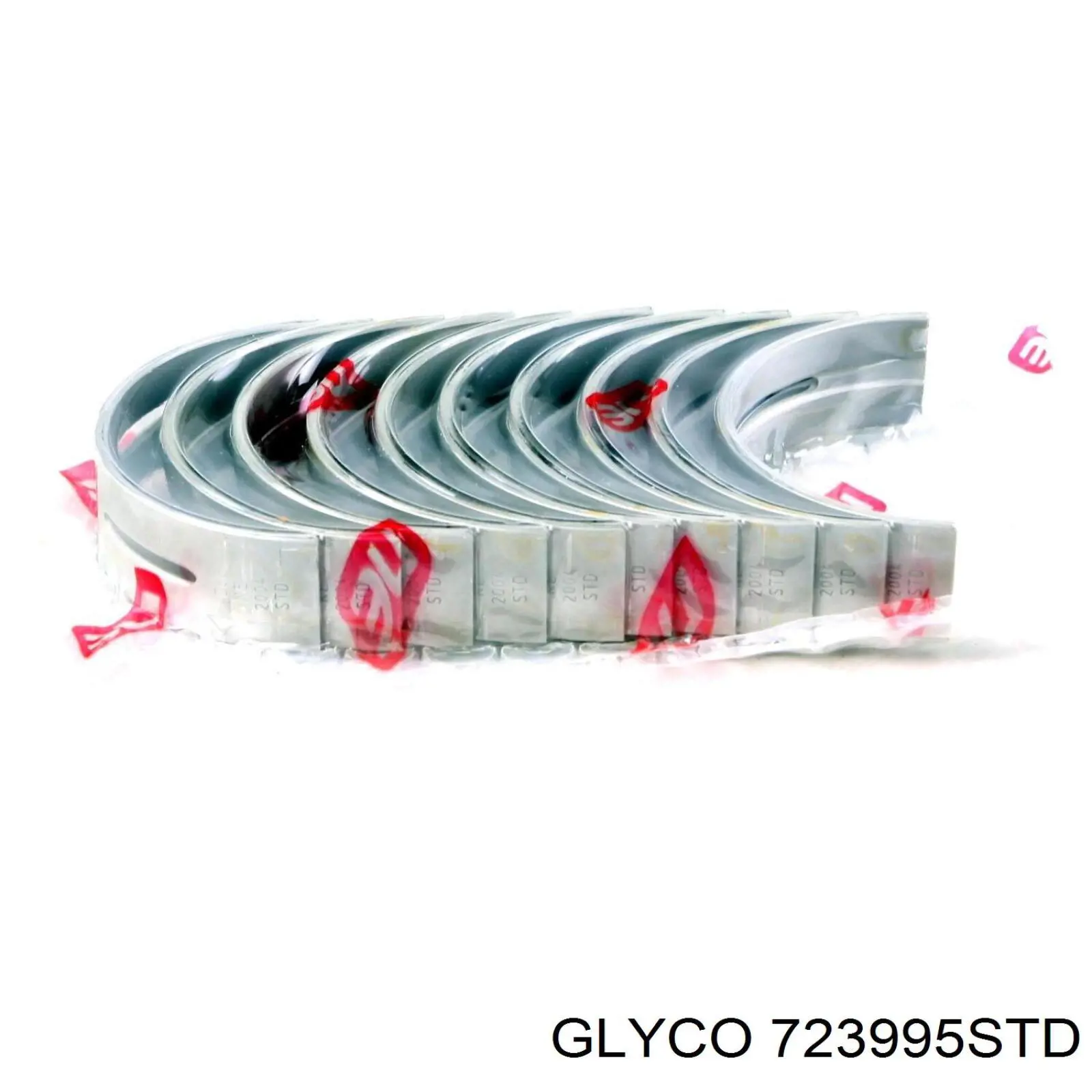 Вкладиші коленвала, корінні, комплект, стандарт (STD) Glyco 723995STD ціна, від 12.97 USD