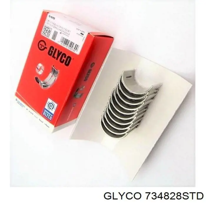 Вкладиш розподвалу, стандартний, комплект 734828STD Glyco