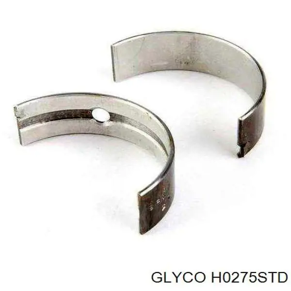H0275STD Glyco вкладиші колінвала, корінні, комплект, стандарт (std)