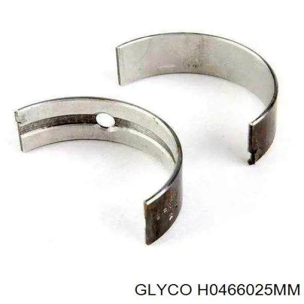 H0466025 Glyco вкладиші колінвала, корінні, комплект, 1-й ремонт (+0,25)