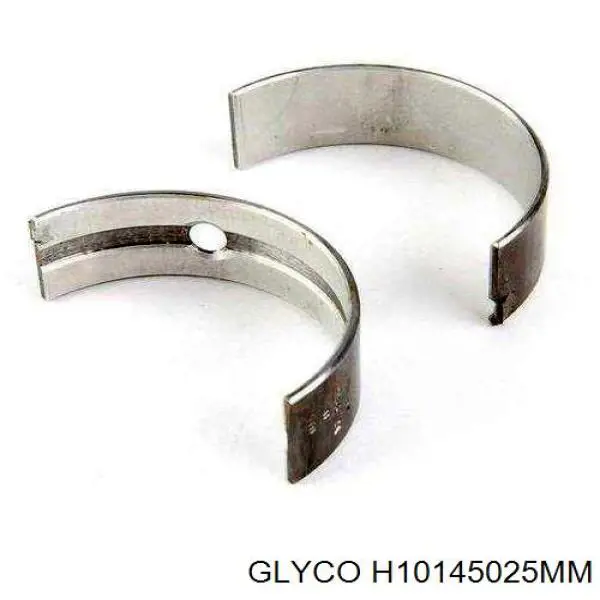 H10145025MM Glyco вкладиші колінвала, корінні, комплект, 1-й ремонт (+0,25)