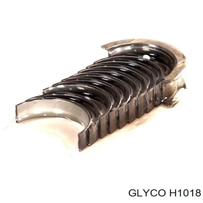 Купити H1018 Glyco Вкладиші колінвала, корінні, комплект, стандарт (STD)