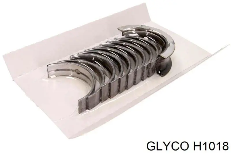 Вкладиші колінвала, корінні, комплект, стандарт (STD) H10185 Glyco