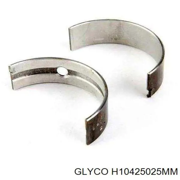 H10425025MM Glyco вкладиші колінвала, корінні, комплект, 1-й ремонт (+0,25)
