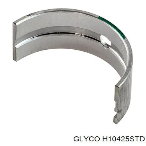 H10425STD Glyco вкладиші колінвала, корінні, комплект, стандарт (std)