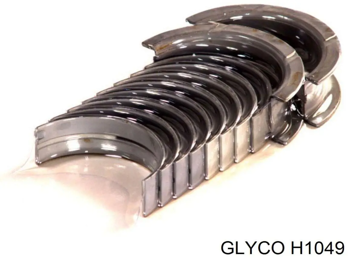 H1049 Glyco вкладиші колінвала, корінні, комплект, стандарт (std)
