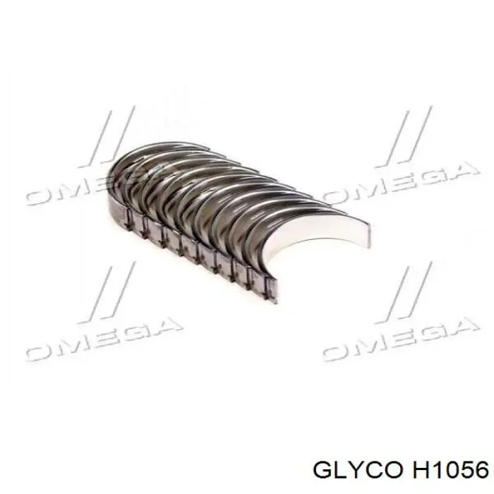 Купити H1056 Glyco Вкладиші колінвала, корінні, комплект, стандарт (STD)